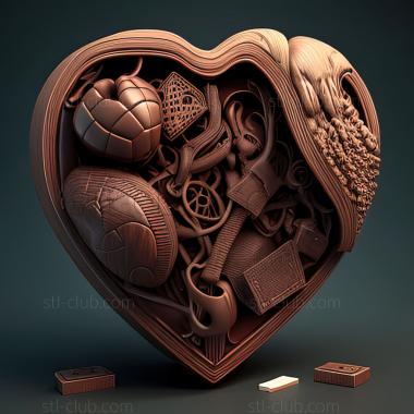 3D модель Сент-Ганнерс Харт игра (STL)